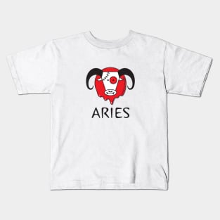 Aries HORRORscope Kids T-Shirt